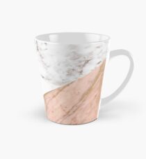 Rose Gold Marmor gemischt Tasse (groß)