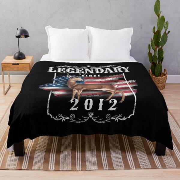 Item preview, 10 Years Old Vintage Flag Legendary Since 2012 10th Birthday designed and sold by Merchking1.