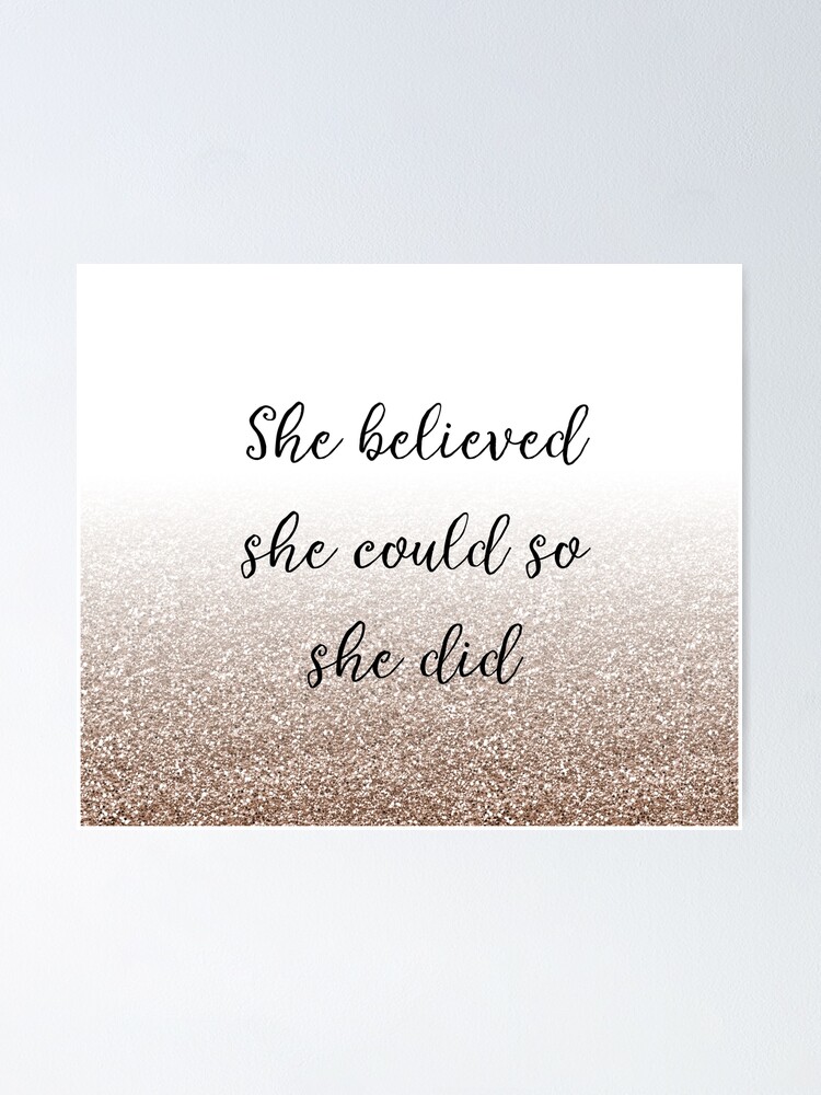 She Is (Rose) {Poster}