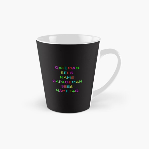 Item preview, GATEMAN SEES NAME GARAGEMAN SEES NAME TAG PALINDROME designed and sold by sailorsam1805.