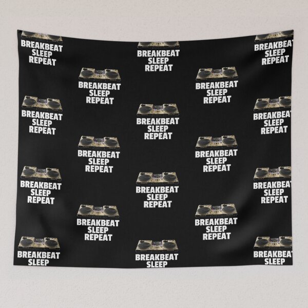 Item preview, Breakbeat Sleep Repeat designed and sold by Discothreadz.