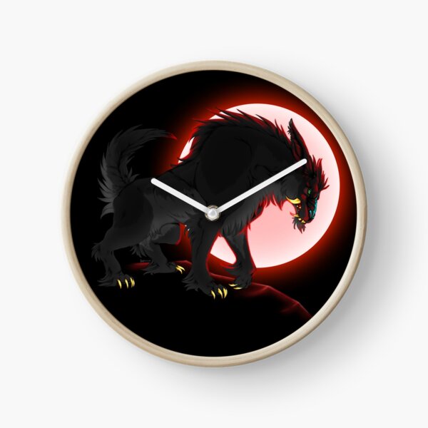 Wolf-Goon 2016 Halloween Print Clock