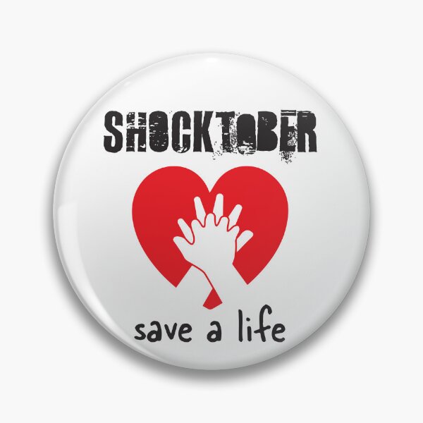 Item preview, Shocktober Save a Life CPR Training designed and sold by ThePurpleMelon.