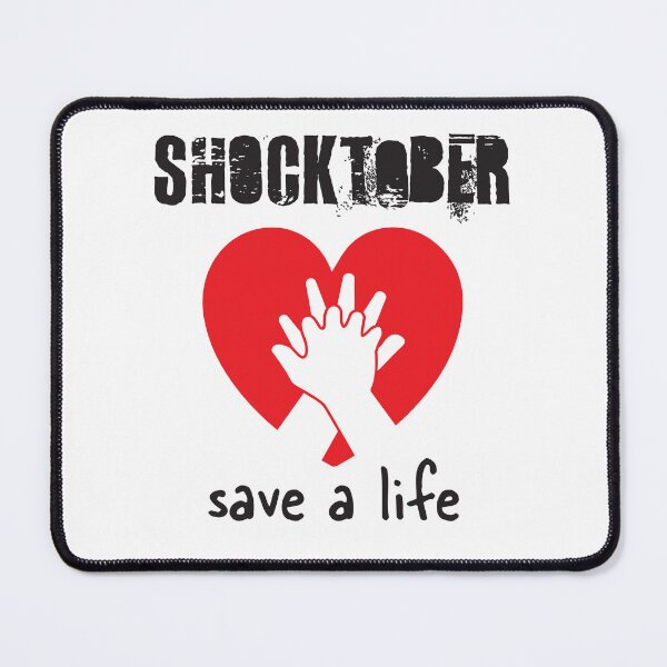 Item preview, Shocktober Save a Life CPR Training designed and sold by ThePurpleMelon.