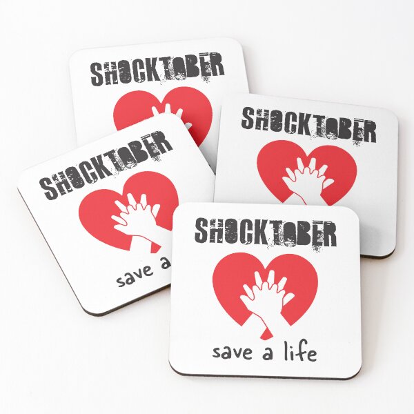 Item preview, Shocktober Save a Life CPR Training designed and sold by ThePurpleMelon.