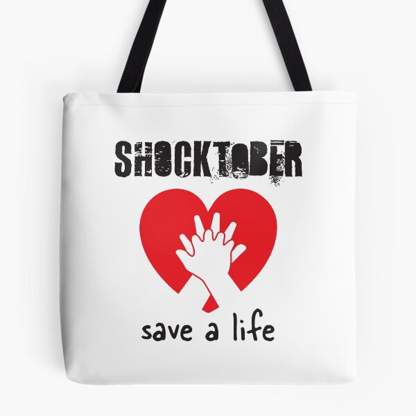 Item preview, Shocktober Save a Life CPR Training designed and sold by ThePurpleMelon.