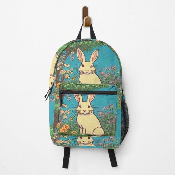 Item preview, Easter Vintage and Cute Floral Bunny in Cottagecore Forest designed and sold by wigobun.
