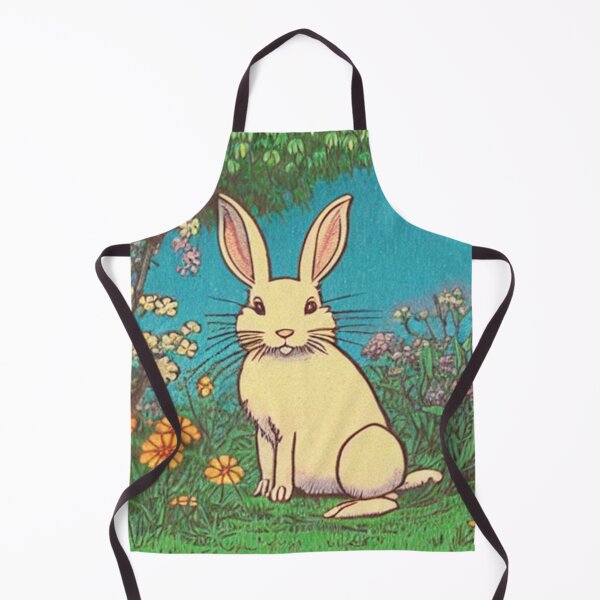 Item preview, Easter Vintage and Cute Floral Bunny in Cottagecore Forest designed and sold by wigobun.