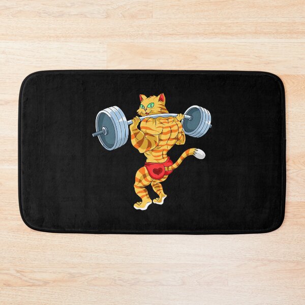 Item preview, cat weight lifting for men women bodybuilder athlete fitness crazy squirrel transparent designed and sold by tytkoyordano.
