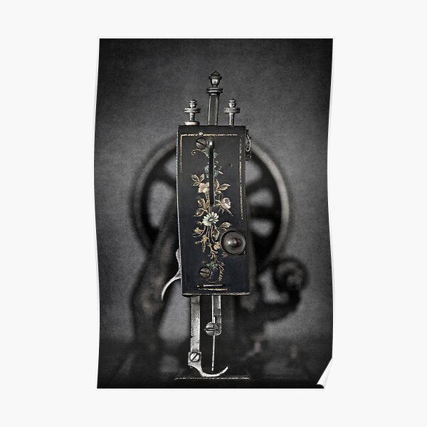 " Old Sewing Machine " ... #01 of 5 Poster