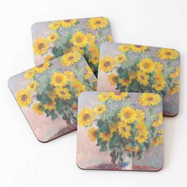 Artikelvorschau, Strauß Sonnenblumen von Claude Monet entworfen und verkauft von Tamas Das.