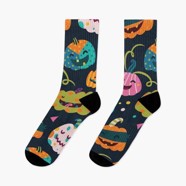 Item preview, Festive pumpkins in the night designed and sold by PenguinHouse.
