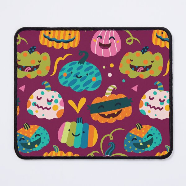 Item preview, Festive pumpkins on magenta designed and sold by PenguinHouse.