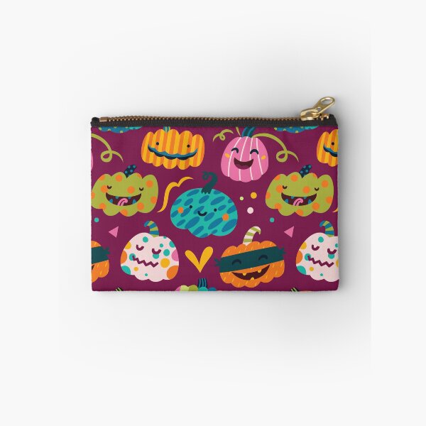 Item preview, Festive pumpkins on magenta designed and sold by PenguinHouse.