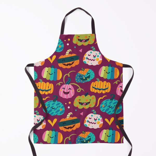 Item preview, Festive pumpkins on magenta designed and sold by PenguinHouse.