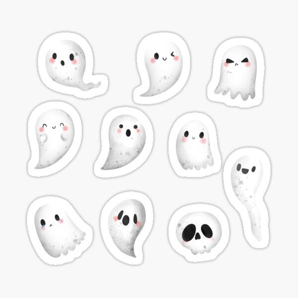 "Boo Stickers Pack" Sticker for Sale by LostGalaxies Redbubble