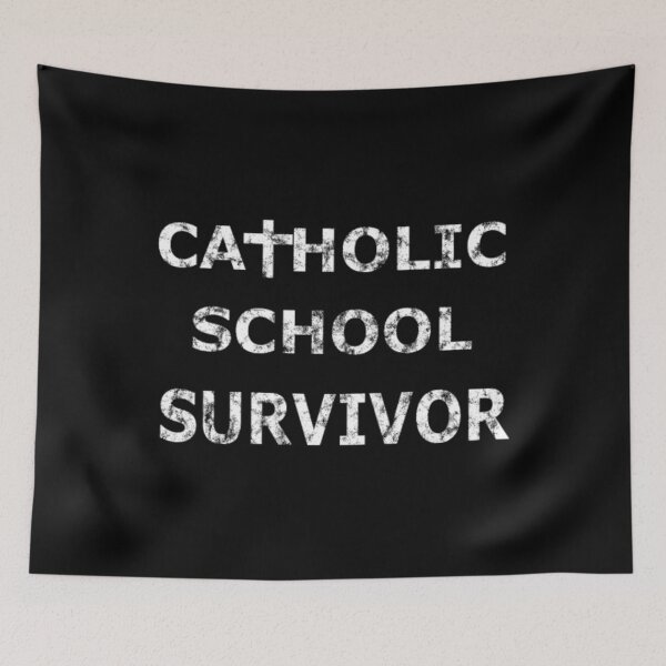 Item preview, Catholic School Survivor with Cross designed and sold by tytkoyordano.