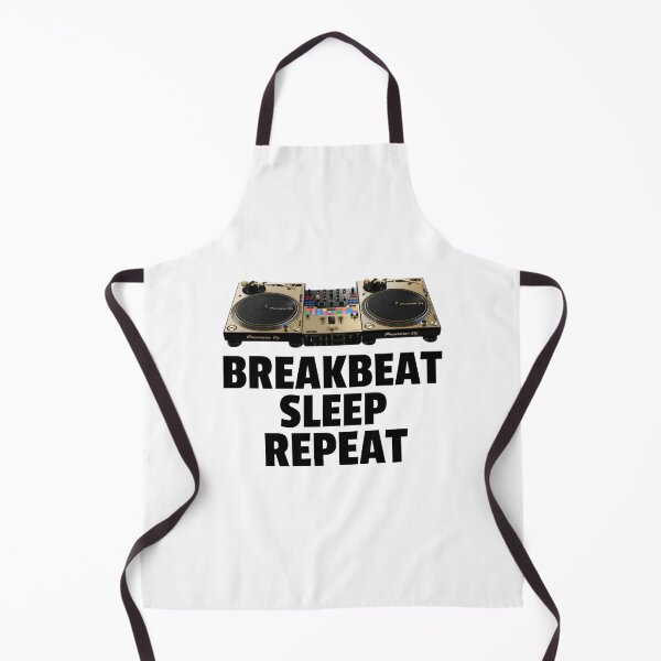 Item preview, Breakbeat Sleep Repeat (black)  designed and sold by Discothreadz.