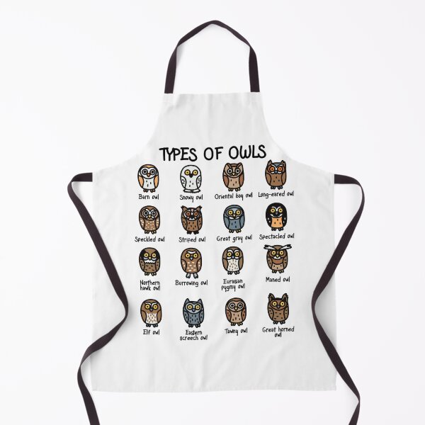 Item preview, Types of Owls Collection For Cute Owl Lover designed and sold by JokeGysen.