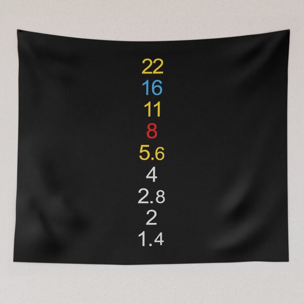 Item preview, Aperture Values - Photography Minimalist Photographer designed and sold by ArcWarden-art.