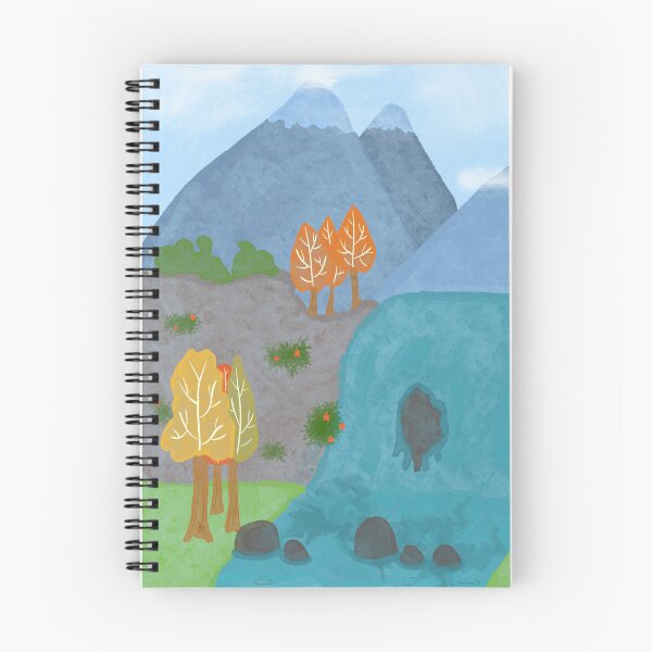 Item preview, Painted Waterfall in Autumn Setting designed and sold by VoilaDalilah.