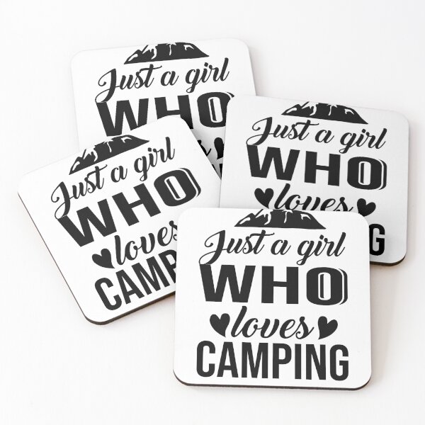 Item preview, just a girl who loves camping christmas gift designed and sold by netdota.