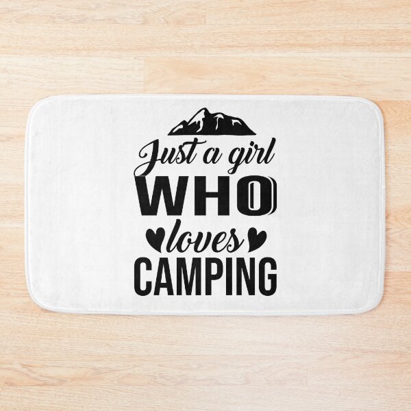 Item preview, just a girl who loves camping christmas gift designed and sold by netdota.