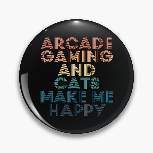 Item preview, Arcade Gaming And Cats Make Me Happy designed and sold by kindxinn.