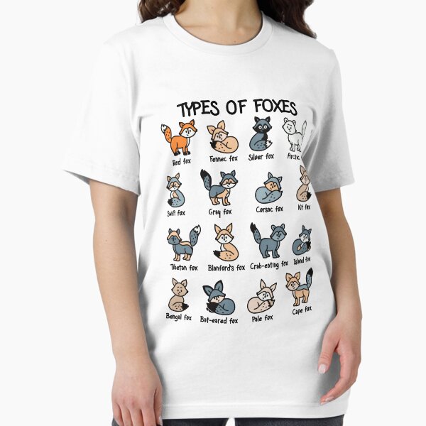 Item preview, Types of Foxes Collection For Cute Foxes Vulpine Lover designed and sold by JokeGysen.