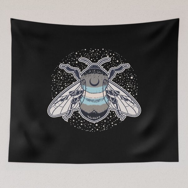Item preview, Demiboy Bee Proud LGBT Pride Flag designed and sold by Clara Hollins.