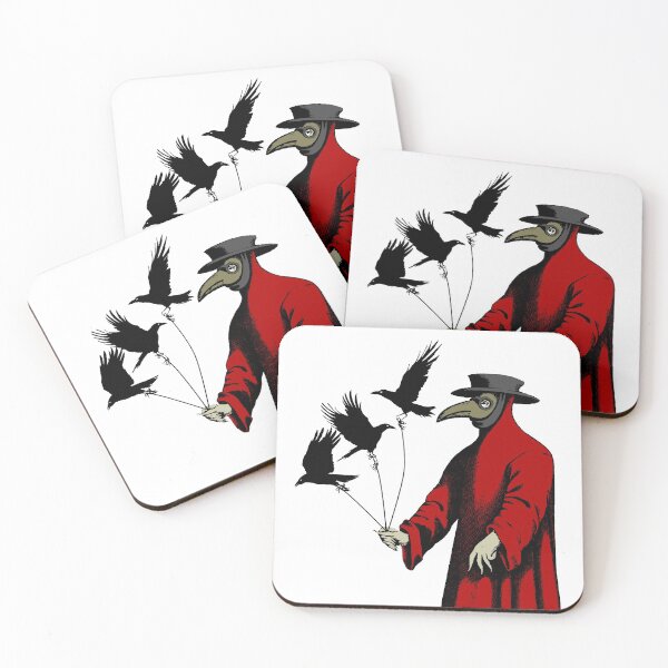 Item preview, Plague Doctor and his pet ravens designed and sold by monsterplanet.
