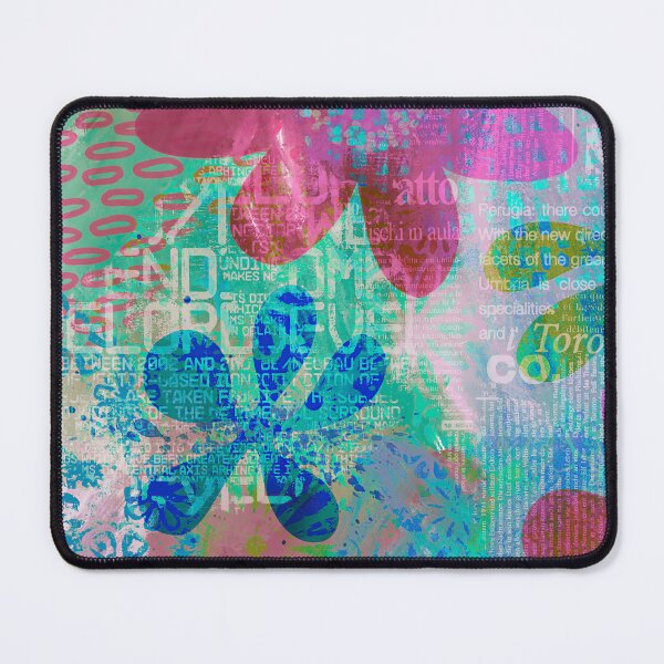 Item preview, Multicolor Flower Mixed Media Art designed and sold by artsandsoul.