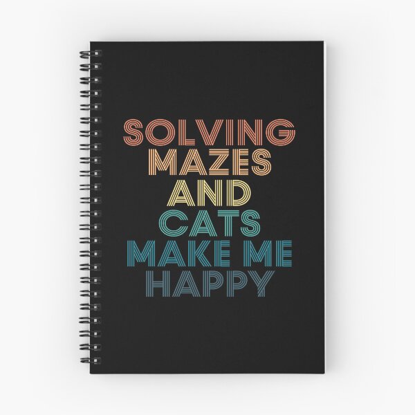 Item preview, Solving Mazes And Cats Make Me Happy designed and sold by kindxinn.