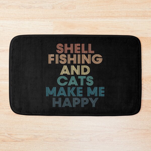 Item preview, Shell Fishing And Cats Make Me Happy designed and sold by kindxinn.