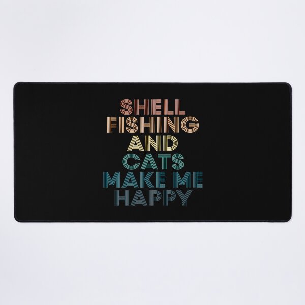 Item preview, Shell Fishing And Cats Make Me Happy designed and sold by kindxinn.