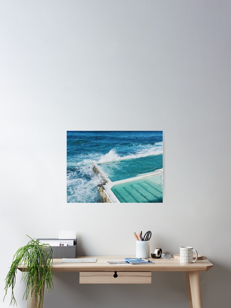 Bondi Icebergs Pool Poster By Kirstylee152 Redbubble