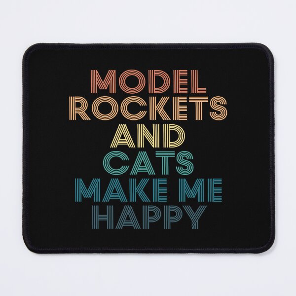 Item preview, Model Rockets And Cats Make Me Happy designed and sold by kindxinn.