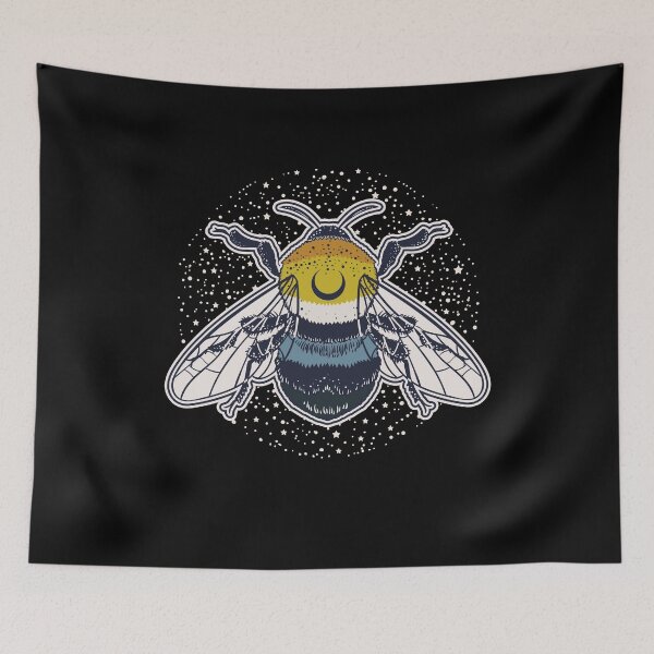 Item preview, Aroace Bee Proud LGBT Asexual Aromantic Pride Flag designed and sold by Clara Hollins.