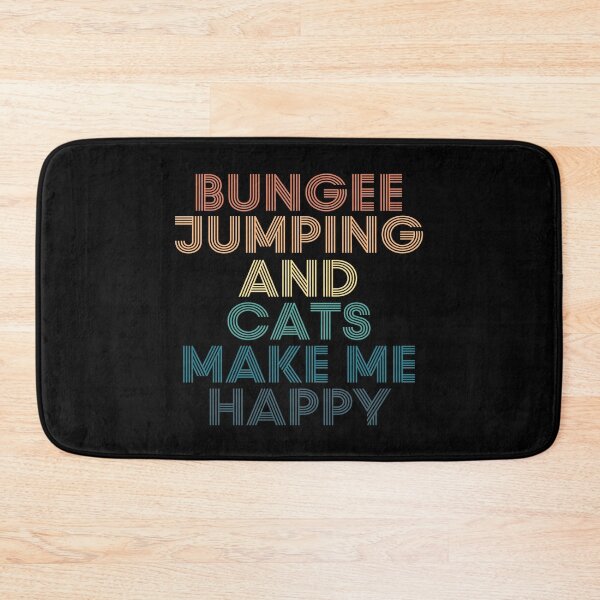 Item preview, Bungee jumping And Cats Make Me Happy designed and sold by kindxinn.