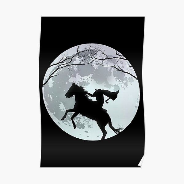 “The Headless Horseman” Poster for Sale by MoonLitFox | Redbubble