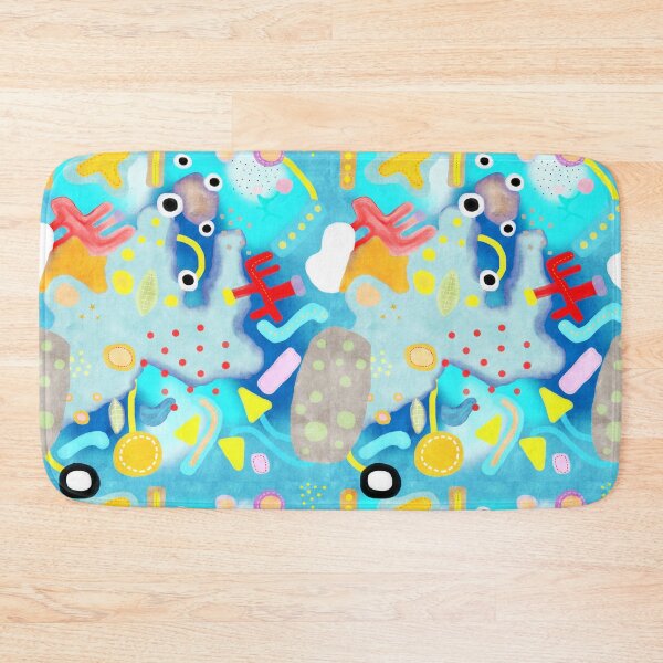 Item preview, Summer Blue Abstract Art  designed and sold by rupydetequila.