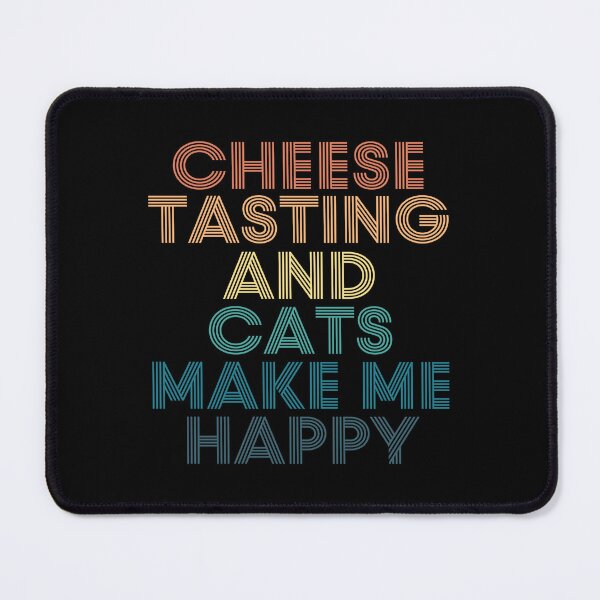 Item preview, Cheese tasting And Cats Make Me Happy designed and sold by kindxinn.