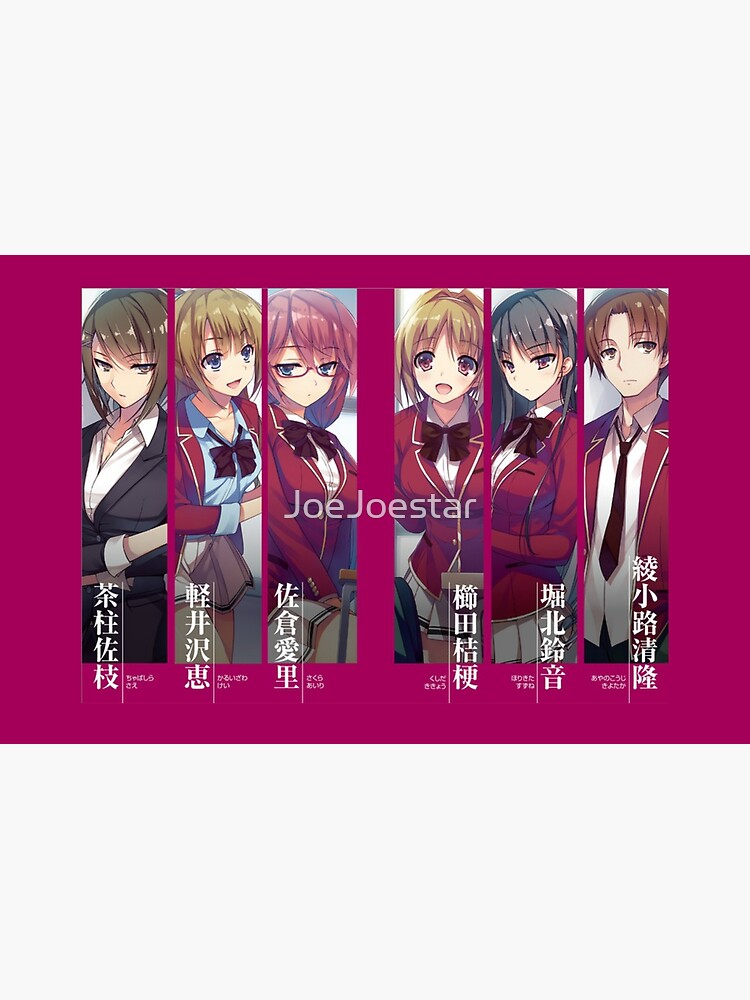 Funda Para Portatil Youkoso Jitsuryoku Shijou Shugi No Kyoushitsu E Tv De Joejoestar Redbubble