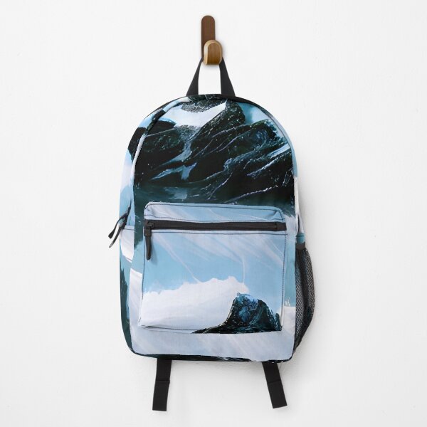 Item preview, mountains and lake reflection with photorealistic painting, nature painting #4 designed and sold by supeart.