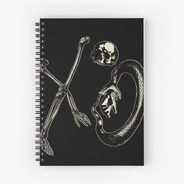 Item preview, X O Snakes & Skeletons Black Tee designed and sold by Kimberlillia.