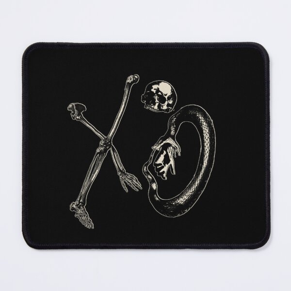 Item preview, X O Snakes & Skeletons Black Tee designed and sold by Kimberlillia.