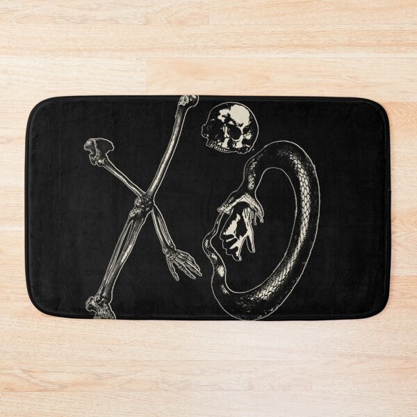 Item preview, X O Snakes & Skeletons Black Tee designed and sold by Kimberlillia.