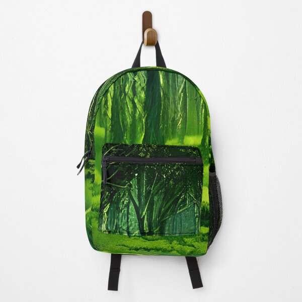 Item preview, green woods forest tree, nature painting #9 designed and sold by supeart.