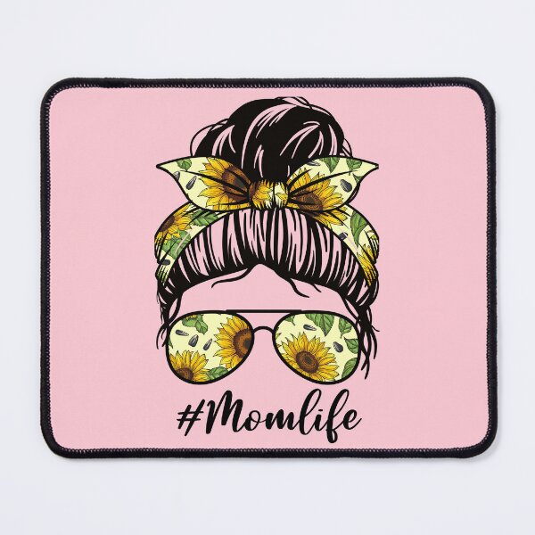 Item preview, Halloween Mom Life Sunflower Messy Bun Sublimation designed and sold by Hussain Shirts.