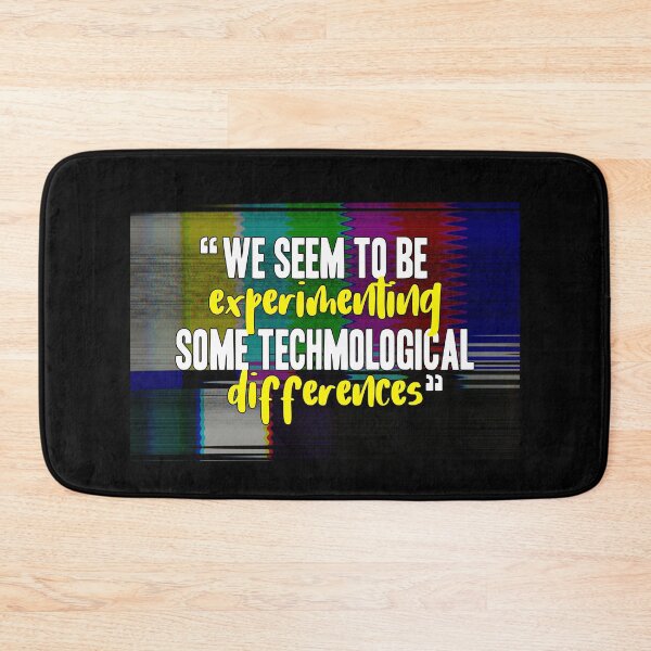 Item preview, We seem to be experimenting some techmological differences. - Idiocracy  designed and sold by Sticker Up.